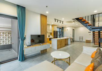 Duplex 2 Bedroom Serviced Apartment For Rent - Boeung Kak 1, Phnom Penh thumbnail