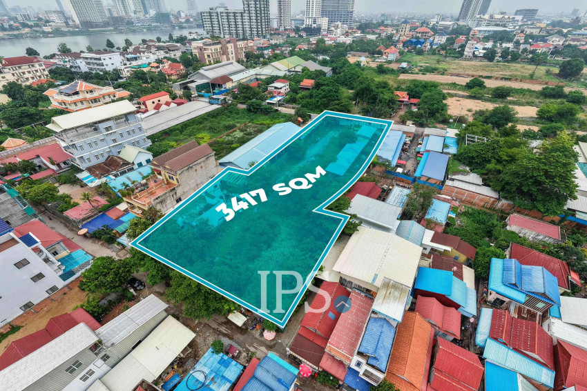 3,417 Sqm Land For Sale - Chroy Changvar, Phnom Penh