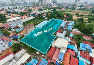 3,417 Sqm Land For Sale - Chroy Changvar, Phnom Penh thumbnail