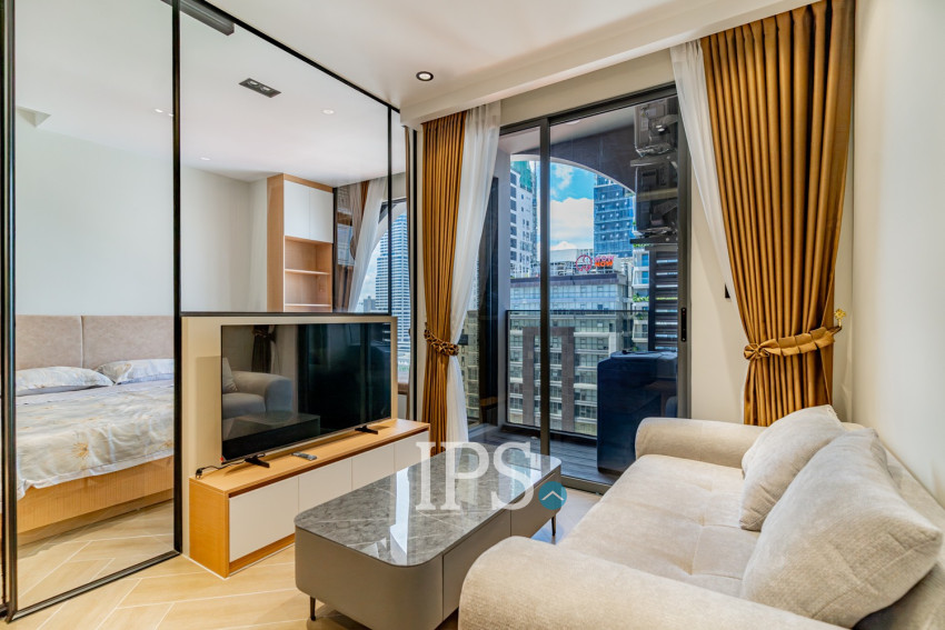 1 Bedroom Condo For Rent - Time Square 5, BKK1, Phnom Penh