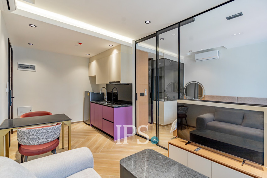 1 Bedroom Condo For Rent - Time Square 5, BKK1, Phnom Penh