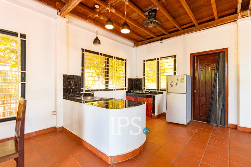 2 Bedroom Wooden House For Rent - Svay Dangkum, Siem Reap