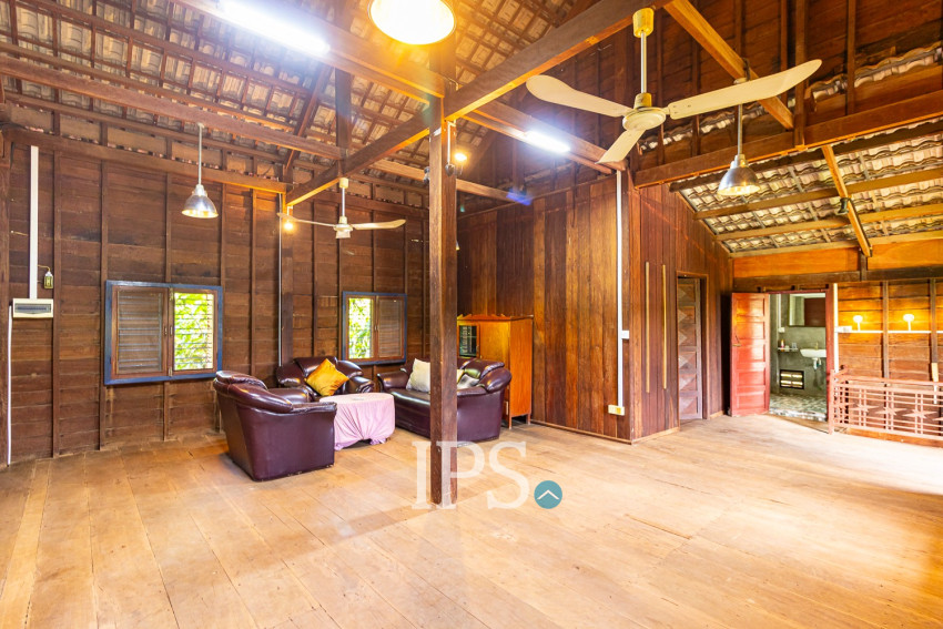 2 Bedroom Wooden House For Rent - Svay Dangkum, Siem Reap