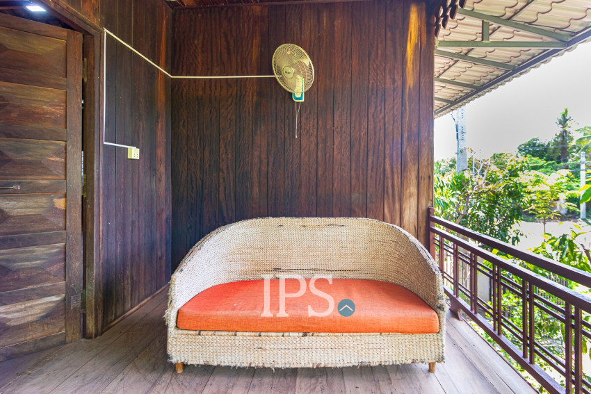 2 Bedroom Wooden House For Rent - Svay Dangkum, Siem Reap