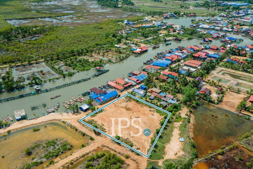 2,804 Sqm Land For Sale - Prek Thnaot, Kampot Province