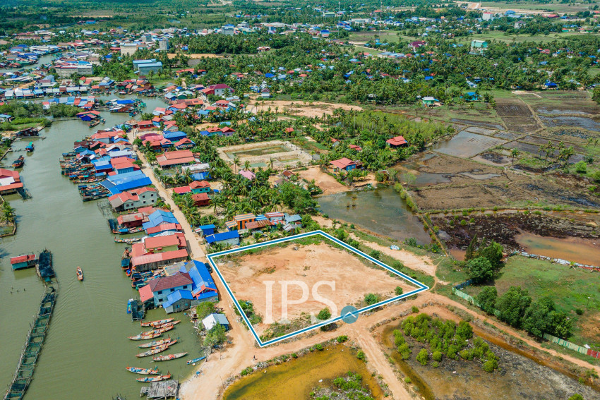 2,804 Sqm Land For Sale - Prek Thnaot, Kampot Province