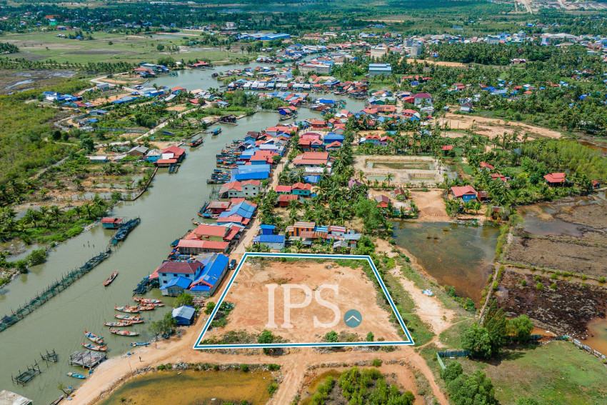 2,804 Sqm Land For Sale - Prek Thnaot, Kampot Province