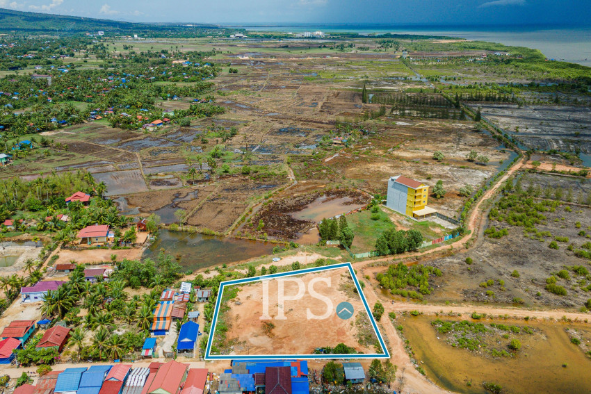2,804 Sqm Land For Sale - Prek Thnaot, Kampot Province