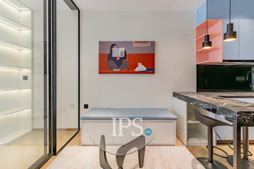 1 Bedroom Condo For Rent - Time Square 5, BKK1, Phnom Penh