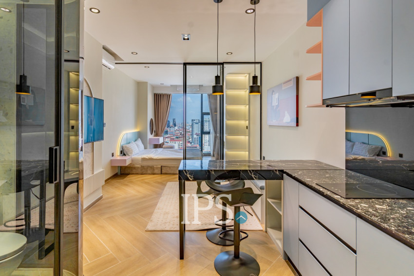 1 Bedroom Condo For Rent - Time Square 5, BKK1, Phnom Penh
