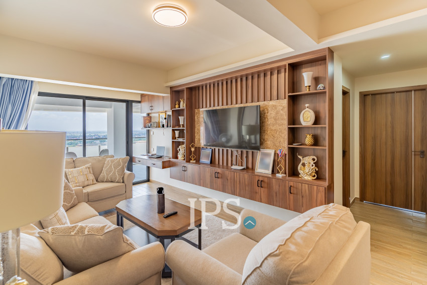21th Floor 2 Bedroom Condo For Sale - Morgan Enmaison, Chroy Chongva, Phnom Penh