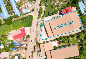 4,000 Sqm Warehouse For Rent - Sala Kamreuk, Siem Reap thumbnail