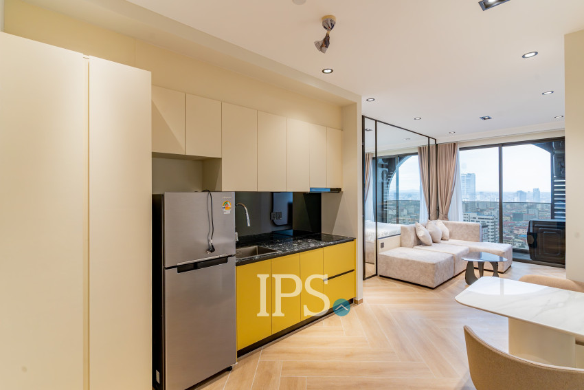 1 Bedroom Condo For Rent - Time Square 306, BKK1, Phnom Penh