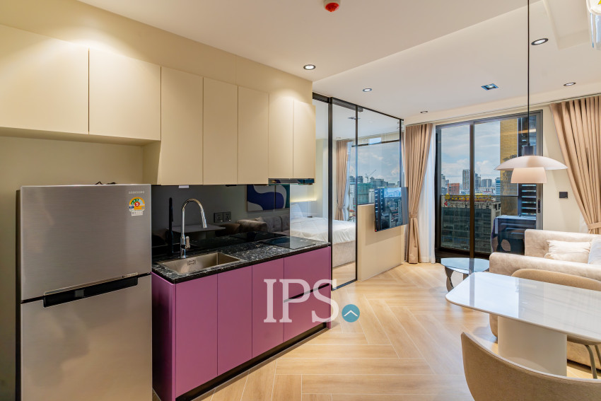 1 Bedroom Condo For Rent - Time Square 306, BKK1, Phnom Penh