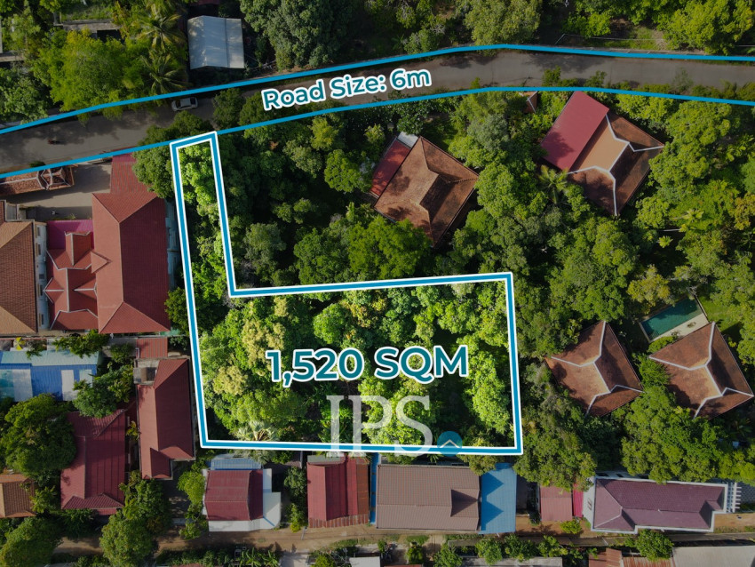 1,520 Sqm Land For Sale - Slor Kram, Siem Reap