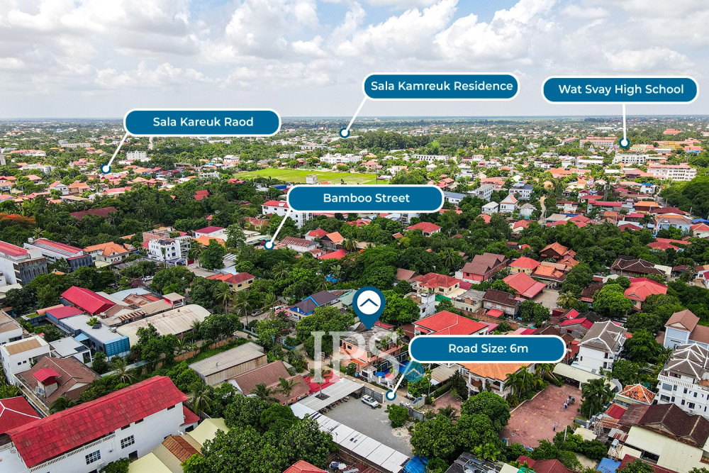 818 Sqm Commercial Land and House For Sale - Sala Kamreuk, Siem Reap - Image 2