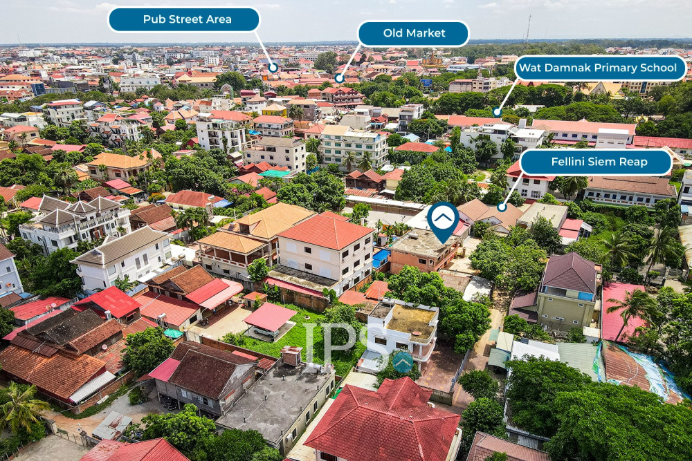 818 Sqm Commercial Land and House For Sale - Sala Kamreuk, Siem Reap