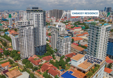 3rd Floor 1 Bedroom Condo For Sale - Embassy Residences, Tonle Bassac, Phnom Penh thumbnail