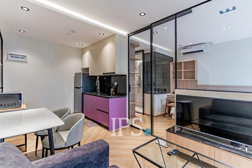 1 Bedroom Condo For Rent - Time Square 5, BKK1, Phnom Penh