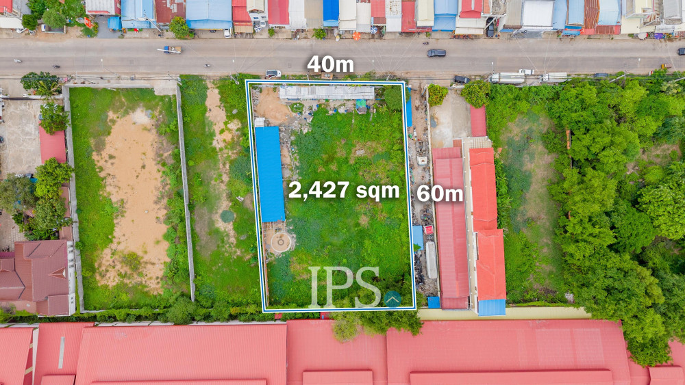 2,427 Sqm Land For Sale – Khmounh, Sen Sok, Phnom Penh - Image 2 2,427 Sqm Land For Sale – Khmounh, Sen Sok, Phnom Penh - Image 2