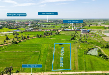3908 Sqm Land For Sale – Sangkat Siem Reap, Siem Reap