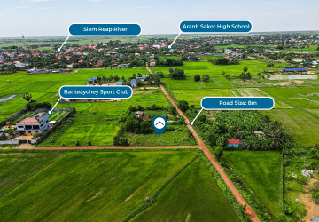 1165 Sqm Land For Sale – Sangkat Siem Reap, Siem Reap