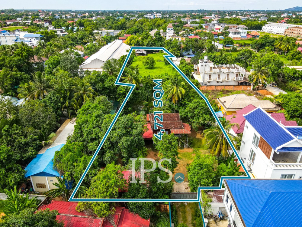 4,721 Sqm Commercial Land For Sale - Sala Kamreuk, Siem Reap