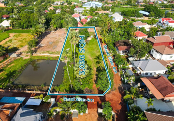 3,038 Sqm Land For Sale – Sala kamreuk, Siem Reap