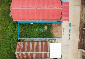 56 Sqm Land For Sale – Slor Kram, Siem Reap