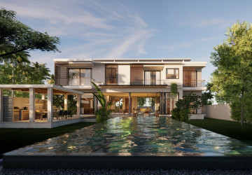 Luxury 4-Bedroom Pool Villa for Sale – Sambour, Siem Reap