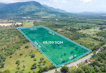 68,159 Sqm Land For Sale – Tuek Chhou, Kampot​ Province