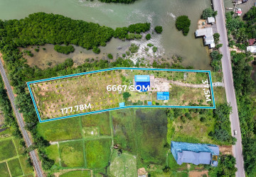 6,667 Sqm Land For Sale – Tuek Chhou, Kampot​ Province