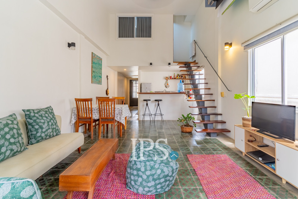 Renovated Duplex 2 Bedroom Apartment For Sale -  Beoung Raing, Phnom Penh - Image 3