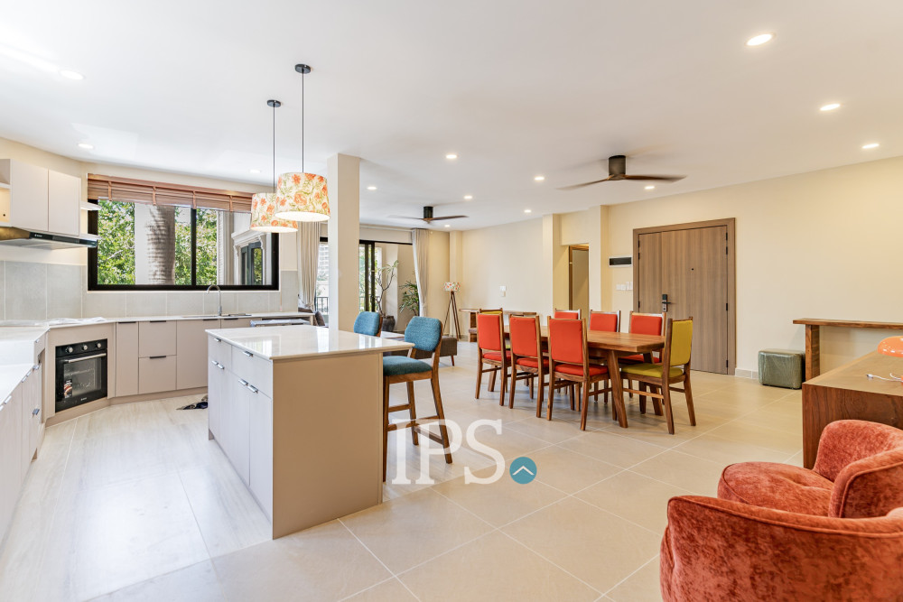 Renovated 4 Bedroom Apartment For Rent - Chroy Changvar, Phnom Penh - Image 11