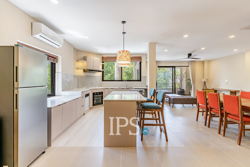 Renovated 4 Bedroom Apartment For Rent - Chroy Changvar, Phnom Penh - Image 9