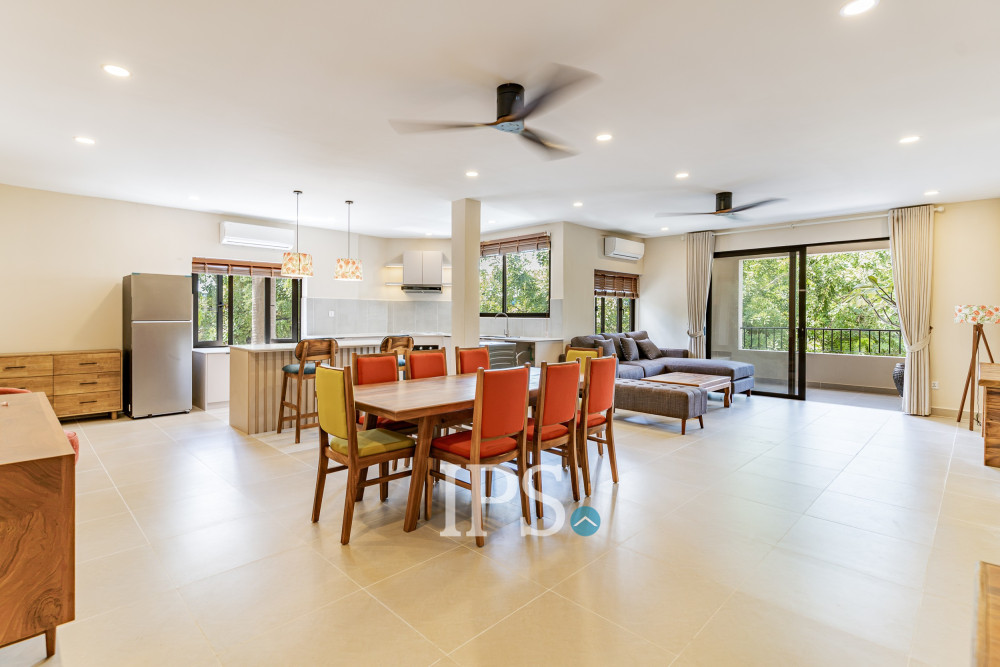 Renovated 4 Bedroom Apartment For Rent - Chroy Changvar, Phnom Penh