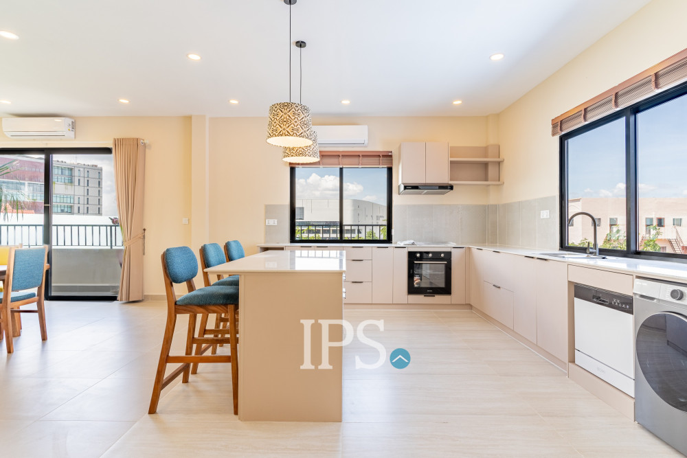 Renovated 3 Bedroom Apartment For Rent - Chroy Changvar, Phnom Penh - Image 14