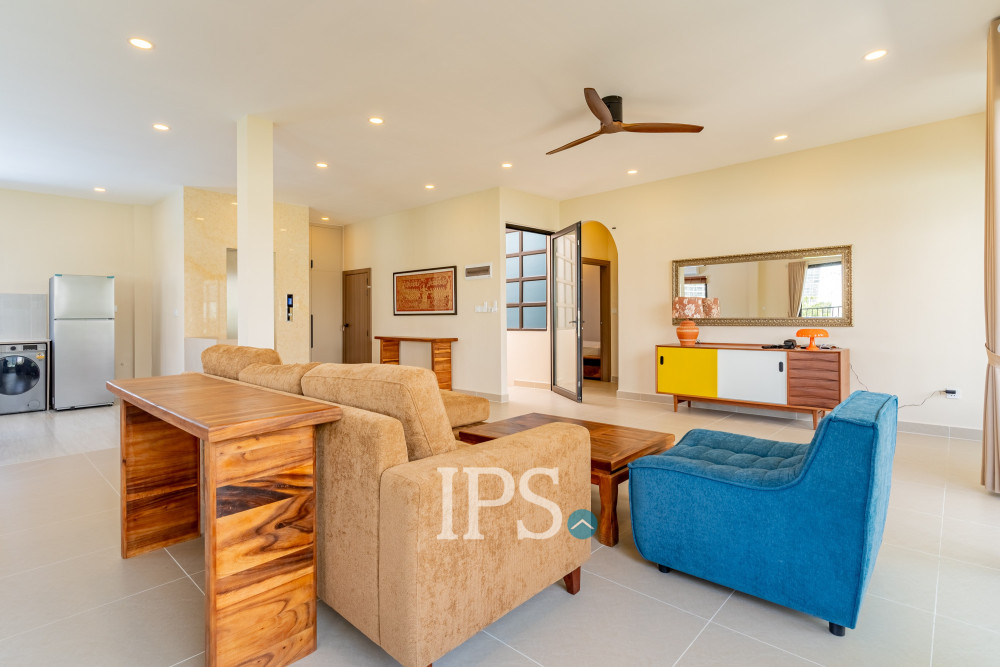 Renovated 3 Bedroom Apartment For Rent - Chroy Changvar, Phnom Penh - Image 6
