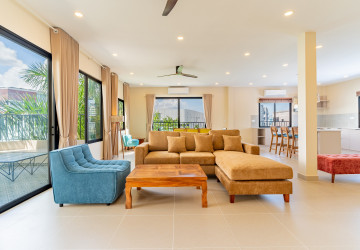 Renovated 3 Bedroom Apartment For Rent - Chroy Changvar, Phnom Penh - Image 2