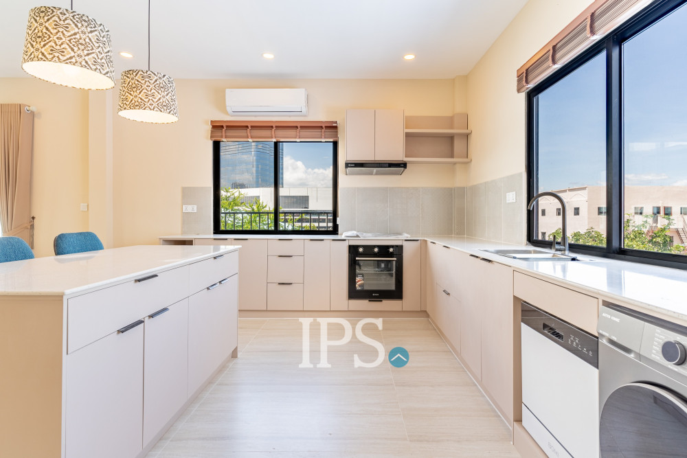 Renovated 3 Bedroom Apartment For Rent - Chroy Changvar, Phnom Penh - Image 17