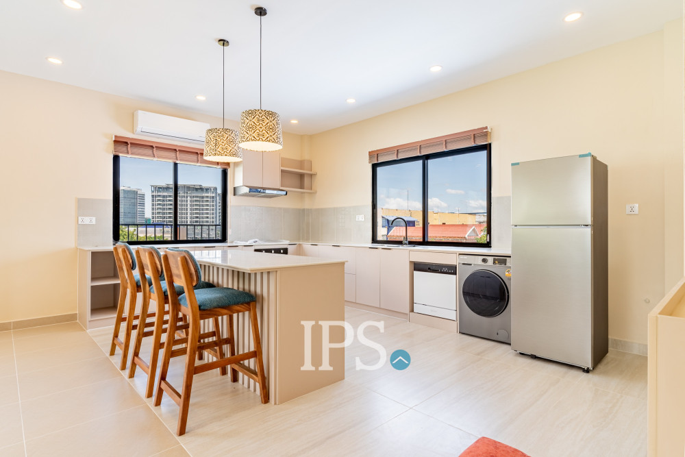 Renovated 3 Bedroom Apartment For Rent - Chroy Changvar, Phnom Penh - Image 13
