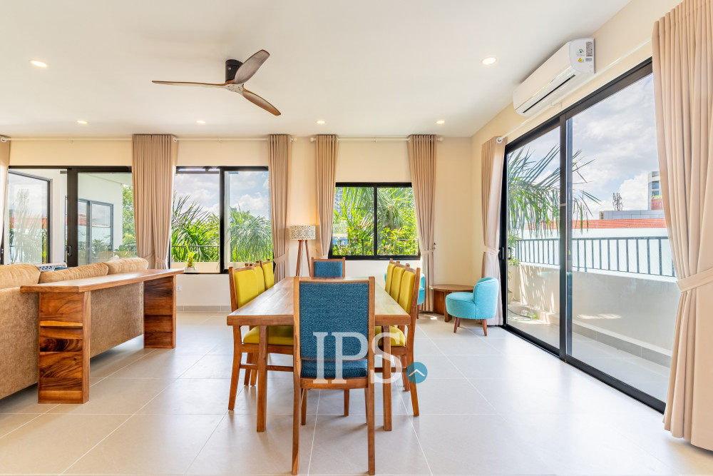 Renovated 3 Bedroom Apartment For Rent - Chroy Changvar, Phnom Penh - Image 10