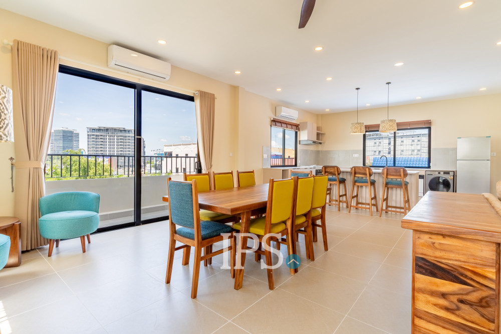 Renovated 3 Bedroom Apartment For Rent - Chroy Changvar, Phnom Penh - Image 12