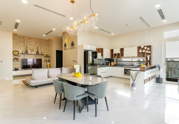 3 Bedroom Serviced Penthouse For Rent – BKK2, Phnom Penh