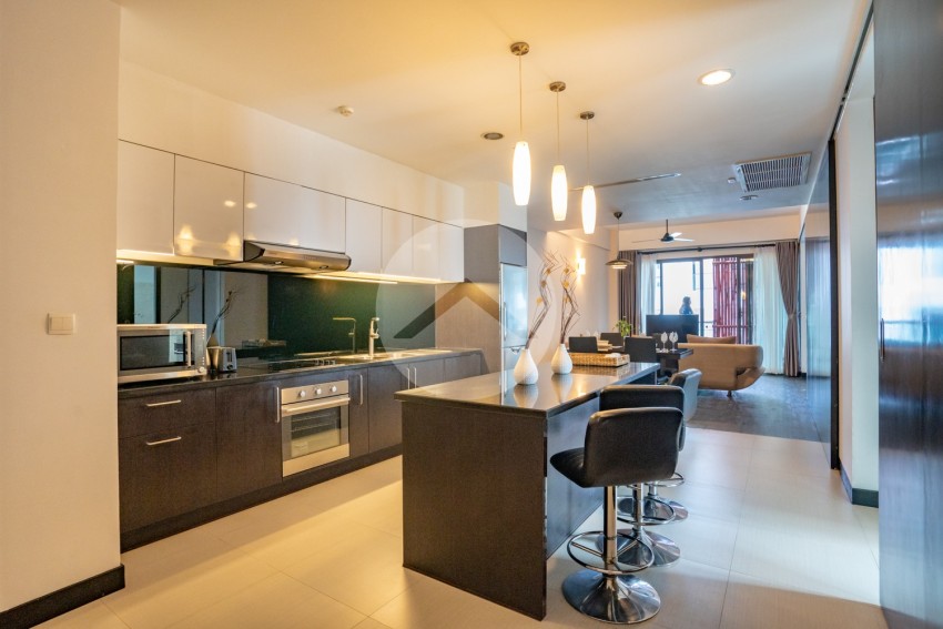 2 Bedroom Serviced  Apartment For Rent - Tonle Bassac, Phnom Penh