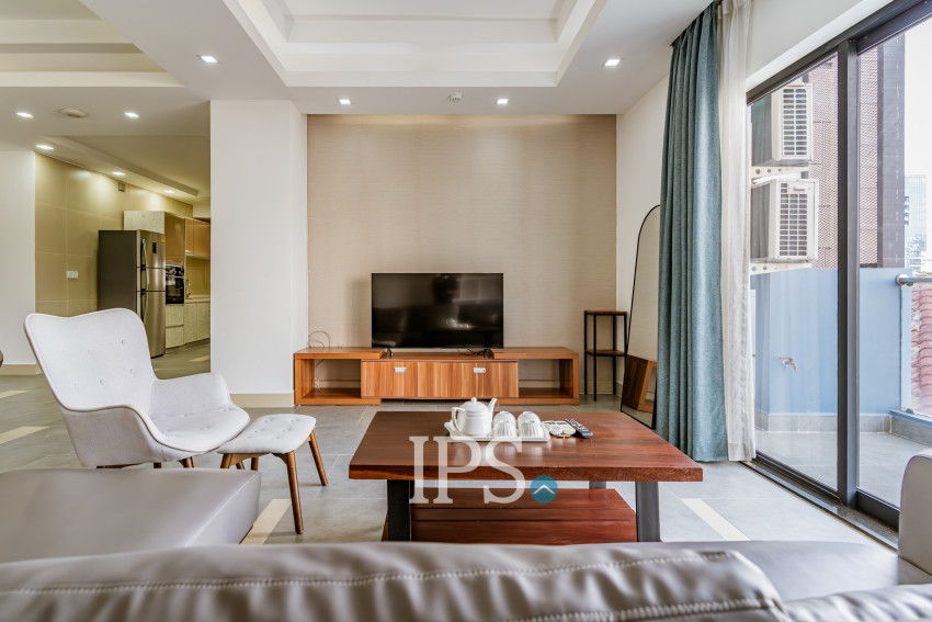 2 Bedroom Serviced Apartment For Rent, BKK 1, Phnom Penh