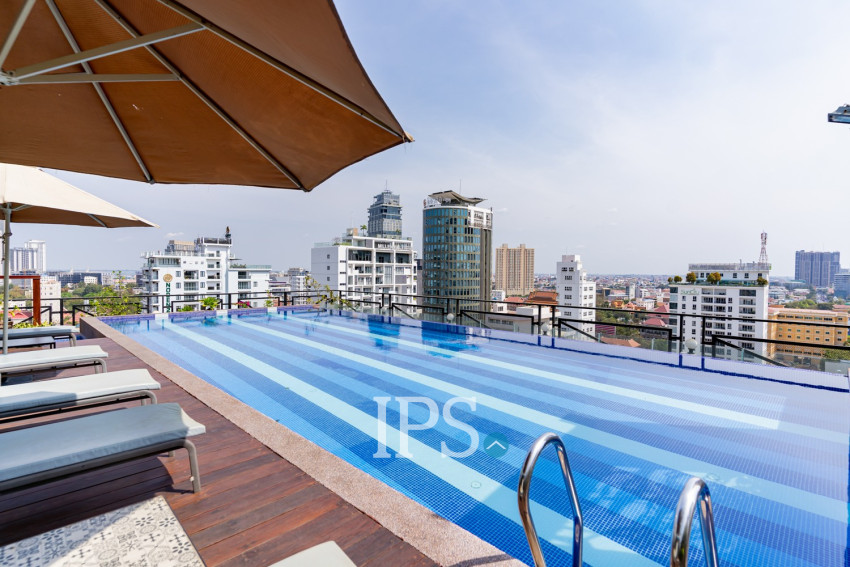 2 Bedroom Serviced Apartment For Rent, BKK 1, Phnom Penh