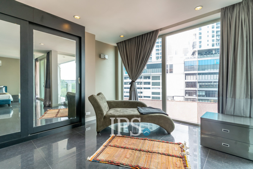 Loft 1 Bedroom Serviced Apartment For Rent - Tonle Bassac, Phnom Penh