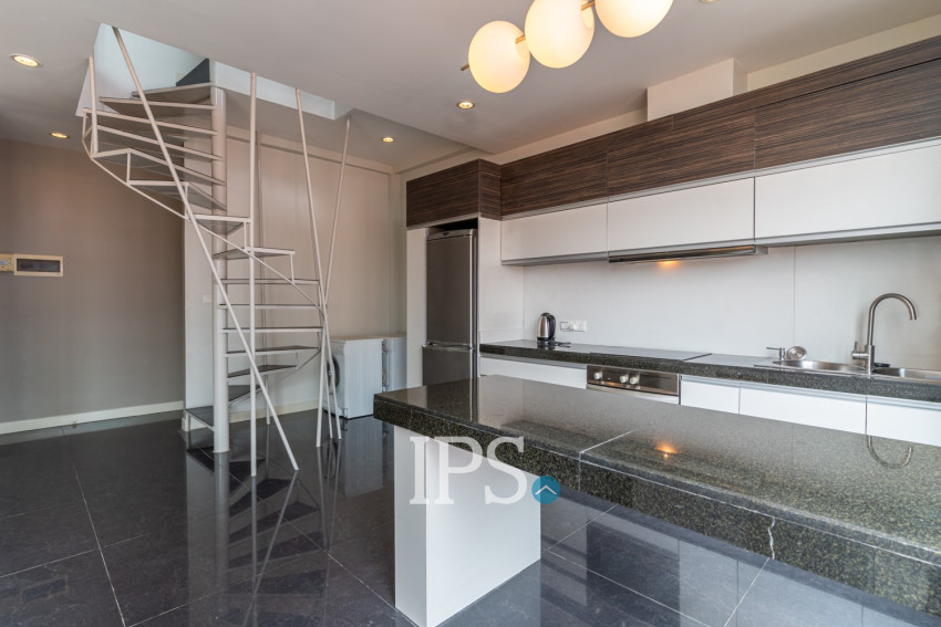 Loft 1 Bedroom Serviced Apartment For Rent - Tonle Bassac, Phnom Penh