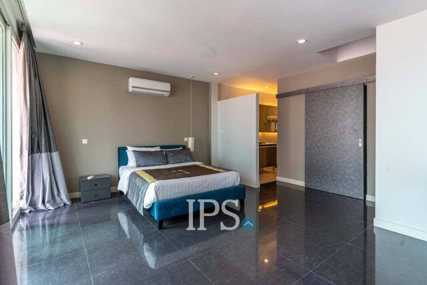 Loft 1 Bedroom Serviced Apartment For Rent - Tonle Bassac, Phnom Penh